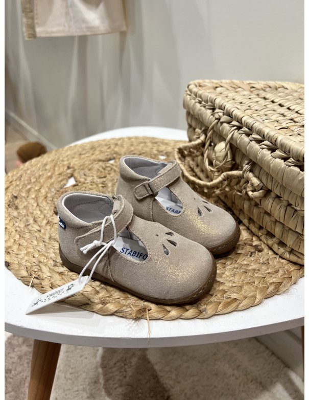 Chaussures Premiers pas - Lulu vison Puntini