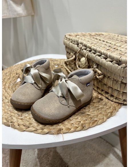 Chaussures Premiers pas - Rebecca vison Puntini