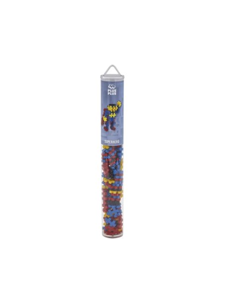 Tube de construction Plus-Plus - SUPERHEROS - 3ans+