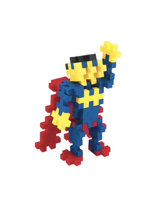 Tube de construction Plus-Plus - SUPERHEROS - 3ans+