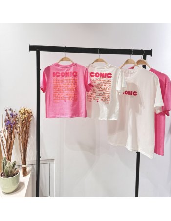 T-shirt col rond ICONIC -... 2