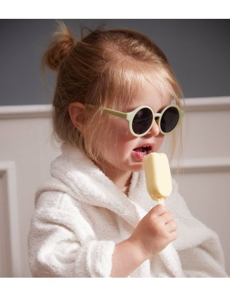 Lunettes de soleil enfant en plastique recyclé 4-7 ans - Vert