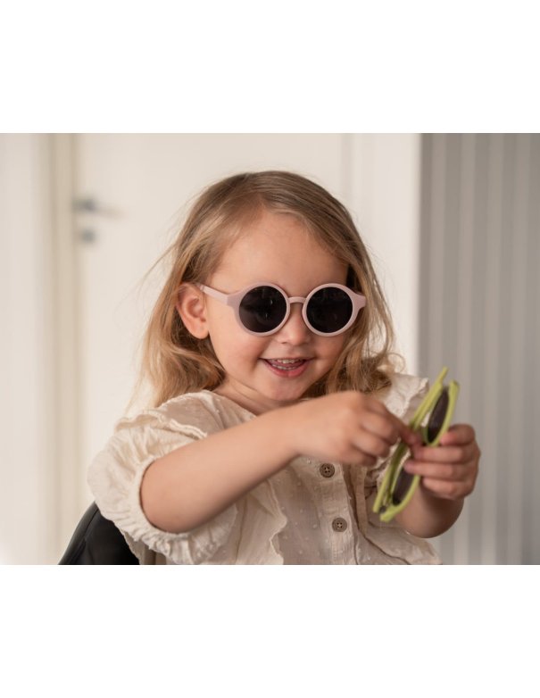 Lunettes de soleil enfant en plastique recyclé 4-7 ans - Bois