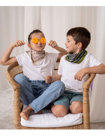 Petit foulard Indien - Aarti vanille bindi atelier 2