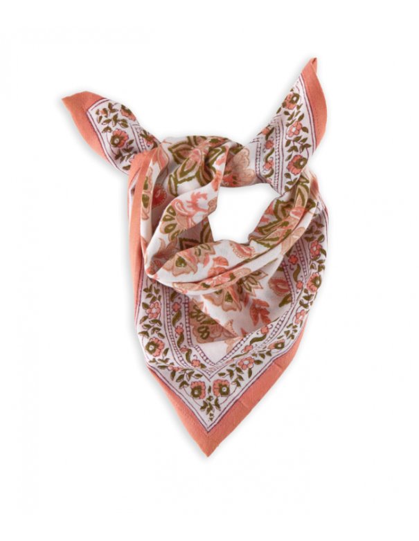 Petit foulard Indien - Matira blush bindi atelier