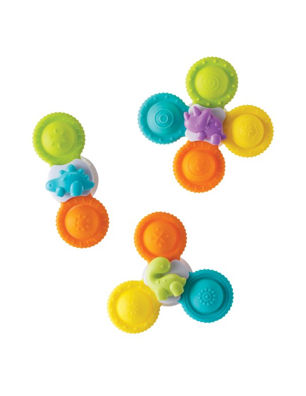 Coffret de 3 "spinners" en silicone