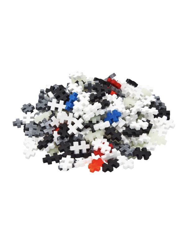 Méga tube construction Plus Plus 240 pièces - Fusée saturne V 5