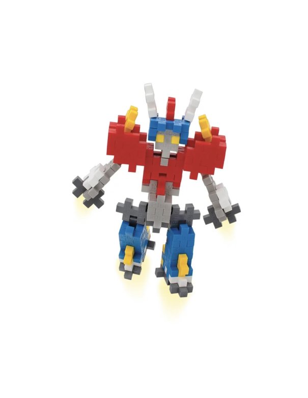 Tube de construction Plus-Plus 100 pcs- Mecha Bot - 5ans+