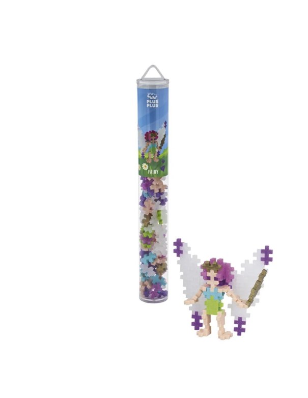 Tube de construction Plus-Plus 100 pcs- Fée - 5ans+