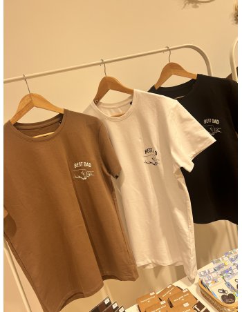 T-shirt BEST DAD - fête des pères (6 coloris aux choix)