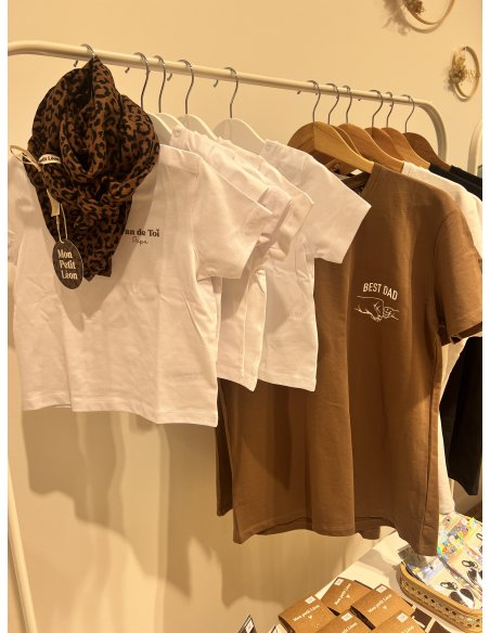 T-shirt BEST DAD - fête des pères (6 coloris aux choix)