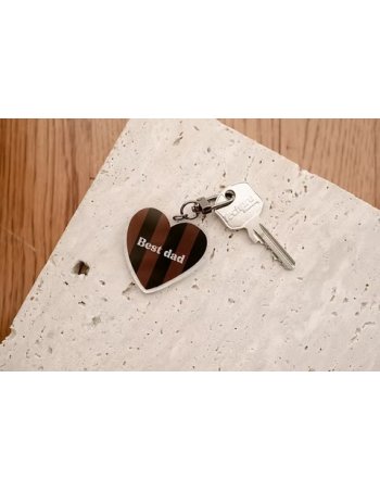 Porte-Clés BEST DAD rayé... 2