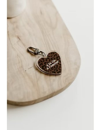 Porte-Clés À LA VIE, À L'AMOUR Léopard MARRON FONCÉ mon petit léon 2