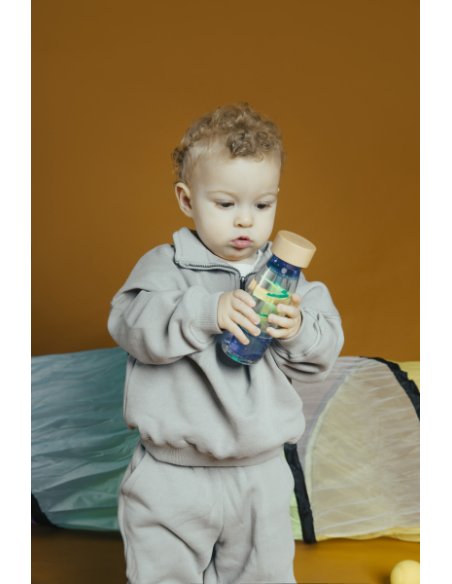 Bouteille Sensorielle Move Petit Boum - Spiral Bleu