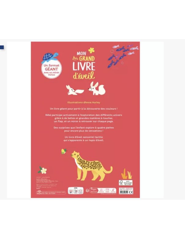 Mon très grand livre d'éveil - Le monde des couleurs