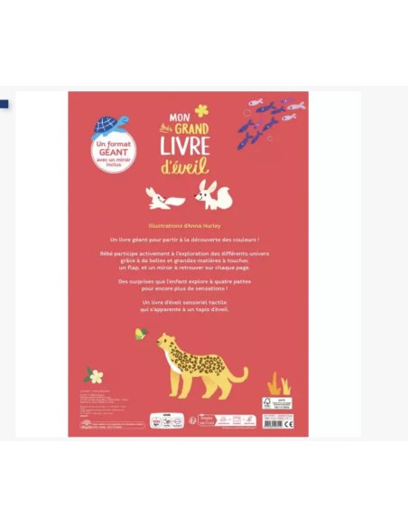 Mon très grand livre d'éveil - Le monde des couleurs