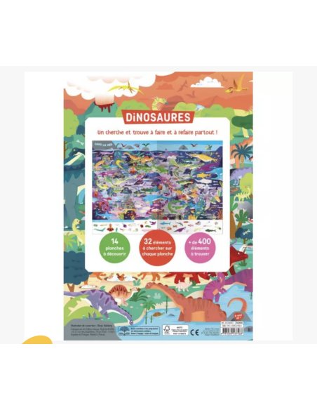 Cherche et trouve - Dinosaures 5+