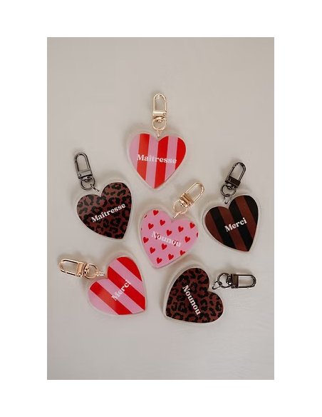 Porte-Clés NOUNOU léopard marron