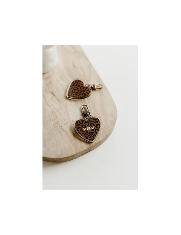 Porte-Clés ATSEM léopard marron