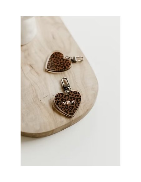 Porte-Clés ATSEM léopard marron
