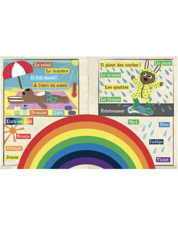 Journal bébé tissu Crinkly - Les cris des animaux (dès 3 mois)