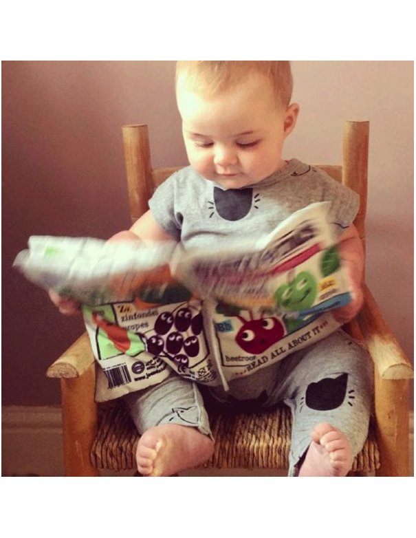 Journal bébé tissu Crinkly - La ferme (dès 3 mois)