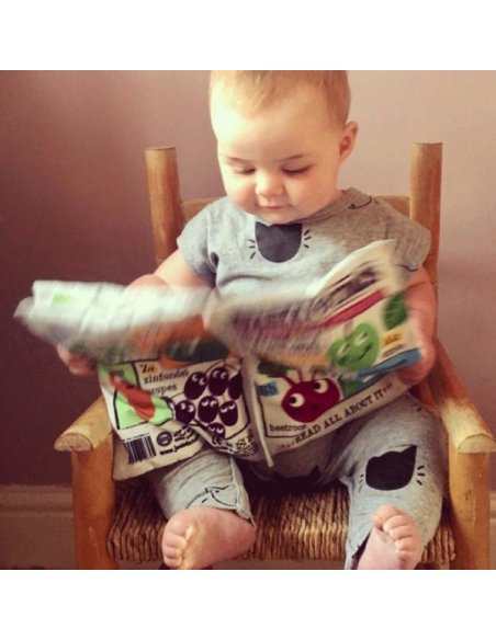 Journal bébé tissu Crinkly - La ferme (dès 3 mois)