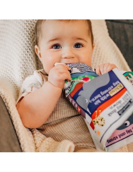 Journal bébé tissu Crinkly - Les couleurs (dès 3 mois)