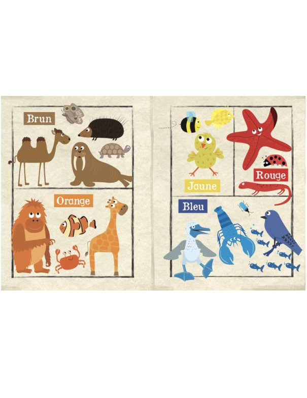 Journal bébé tissu Crinkly - Les couleurs (dès 3 mois)