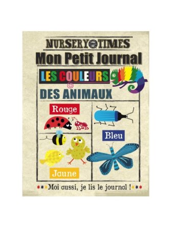 Journal bébé tissu Crinkly - Les couleurs (dès 3 mois)