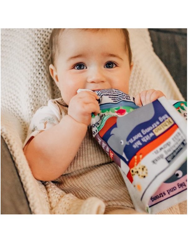 Journal bébé tissu Crinkly - Les dinosaures (dès 3 mois)