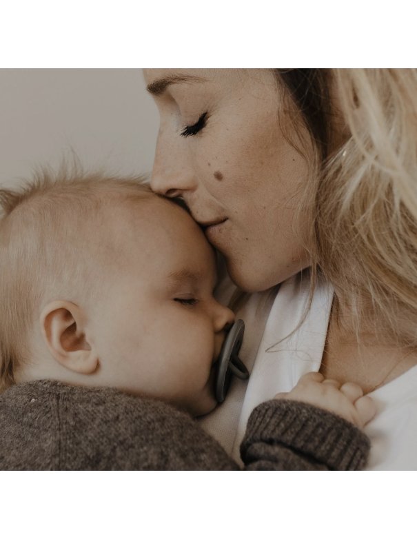 Tétine "ChooChoo" Élhée Taille 1 (0-6 mois) - Kaki