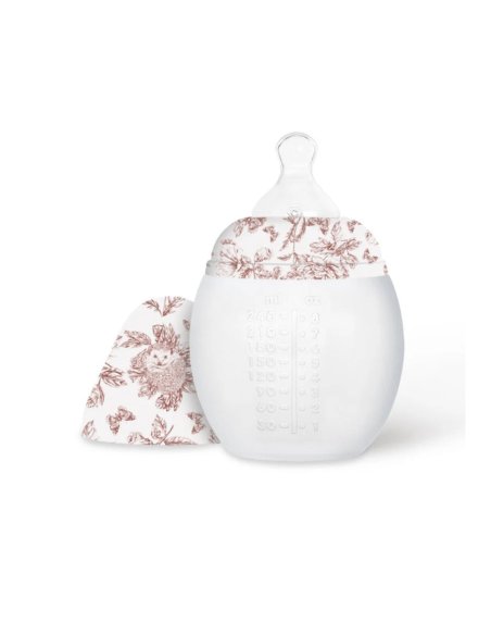 Biberon 240 ml | Tartine et Chocolat "Toile de Jouy" Terracotta