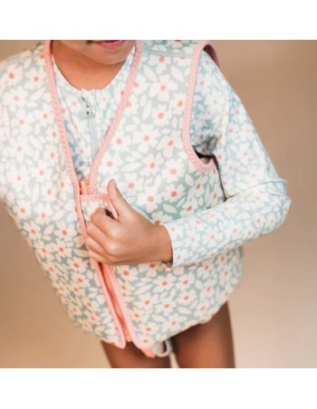 Gilet de sauvetage FLOWER vert - 3/6 ans 2
