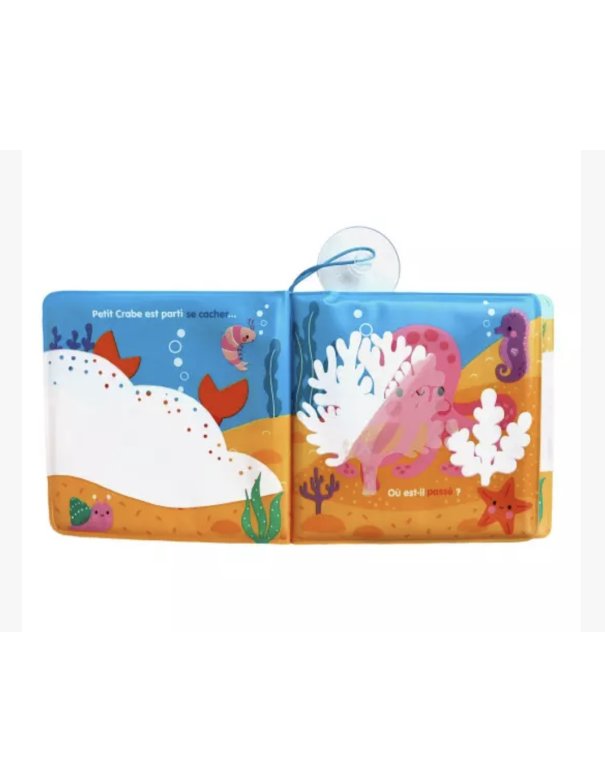 Mon livre de bain magique - Cache cache à la mer - Auzou