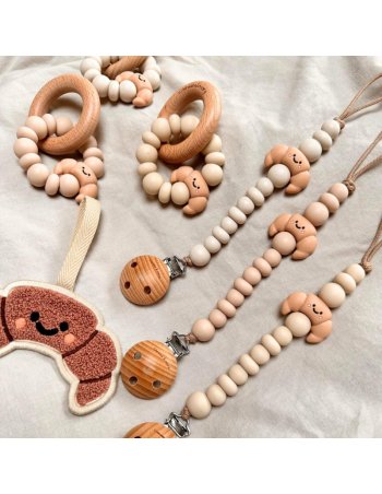 Attache tétine CROISSANT -... 2