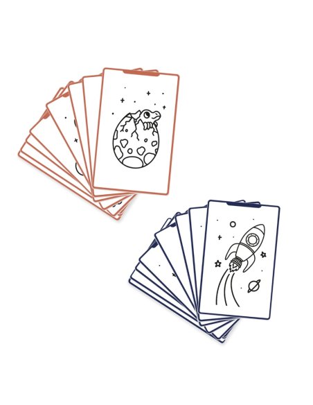 Cartes recharges supplémentaires thèmes Galaxie & dinosaures -