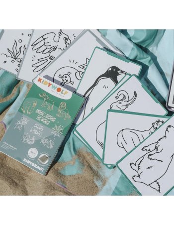 Cartes recharges supplémentaires thèmes Animaux autour du monde 2