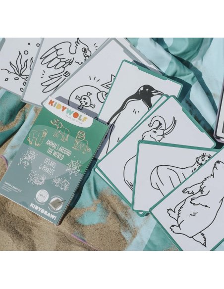 Cartes recharges supplémentaires thèmes Animaux autour du monde