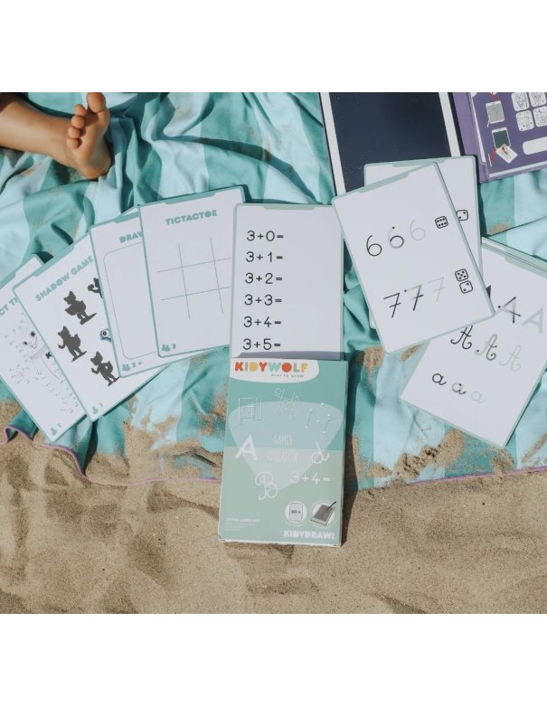 Cartes recharges supplémentaires thème Jeux éducatifs - Kidywolf