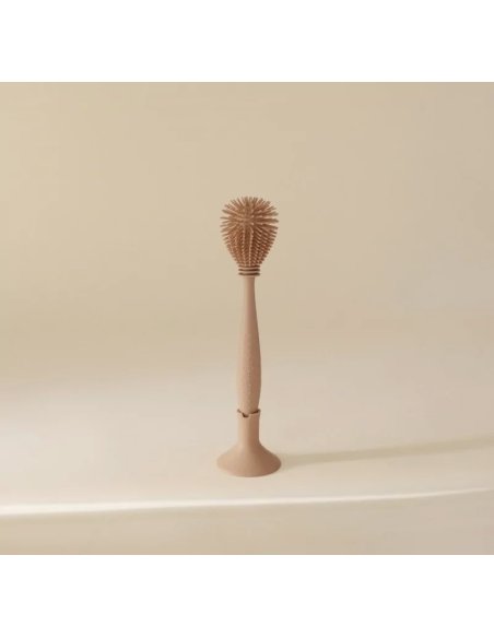 Brosse biberon en silicone - Natural - Mushie