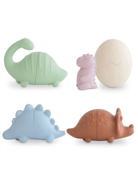 Jouets de bain - set de 4 dinosaures - Mushie