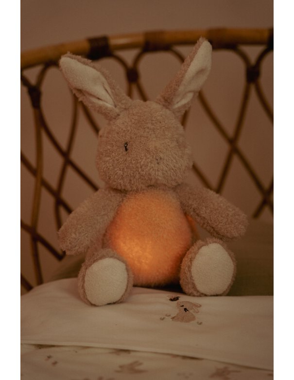 Peluche musicale et lumineuse Lapin - Newborn - Little Dutch