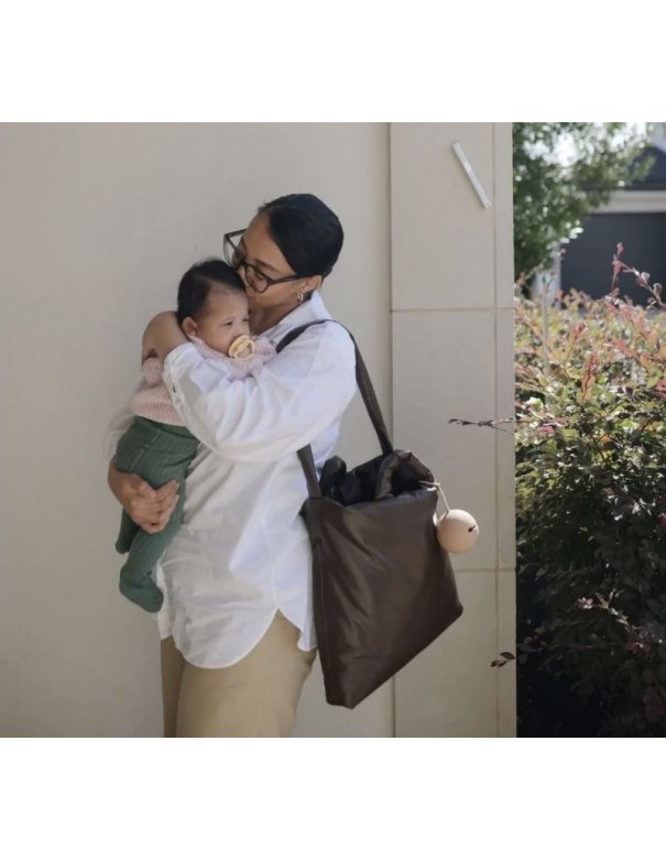 Etui range tétine siliconr- Naturel - Mushie