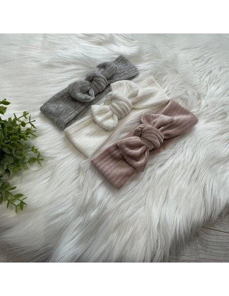 Bandeau réglable en velours doux côtelé Bandeau réglable en velours doux côtelé