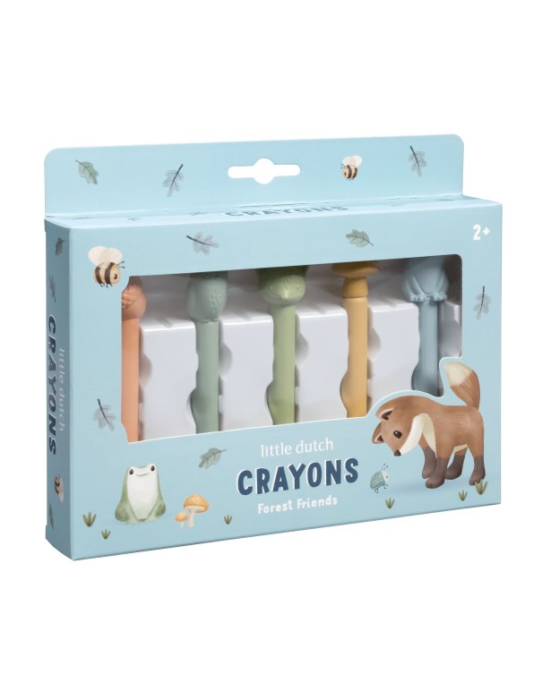 Crayons de cire - Forest Friends - Little Dutch
