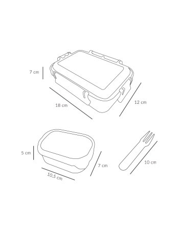 Boîte à goûter / lunch box Bento - City cars - Tutete 2