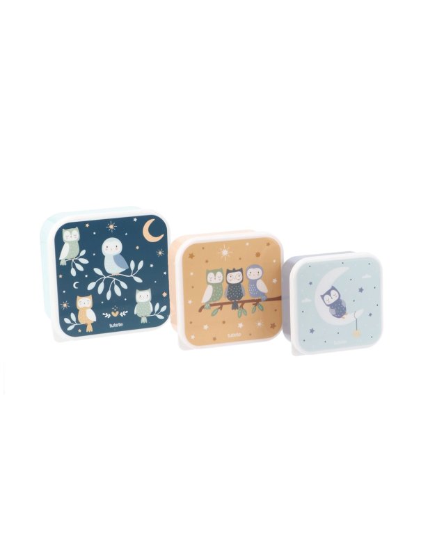 Set de 3 boîtes à goûter - Magical Forest - Tutete