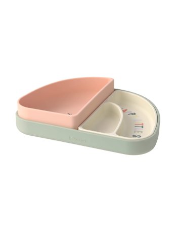 Set de vaisselle en silicone cerise 3 pièces - LASSIG