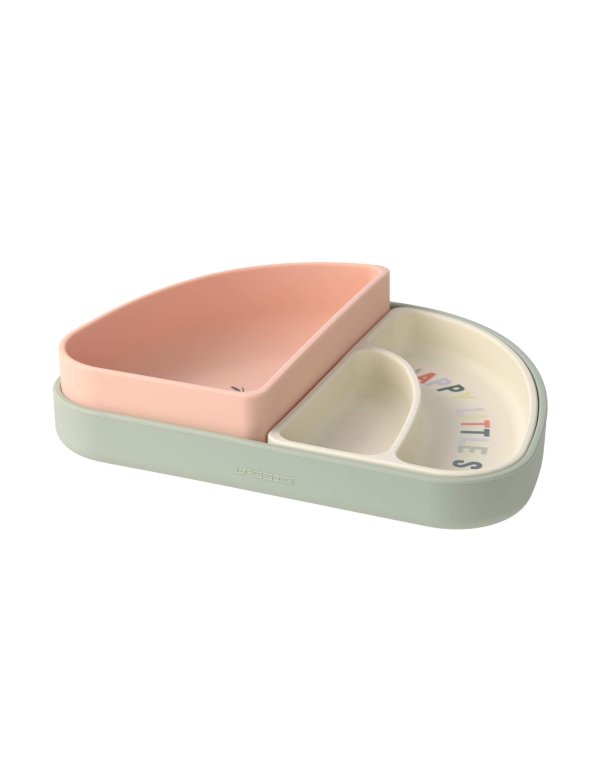 Set de vaisselle en silicone cerise 3 pièces - LASSIG